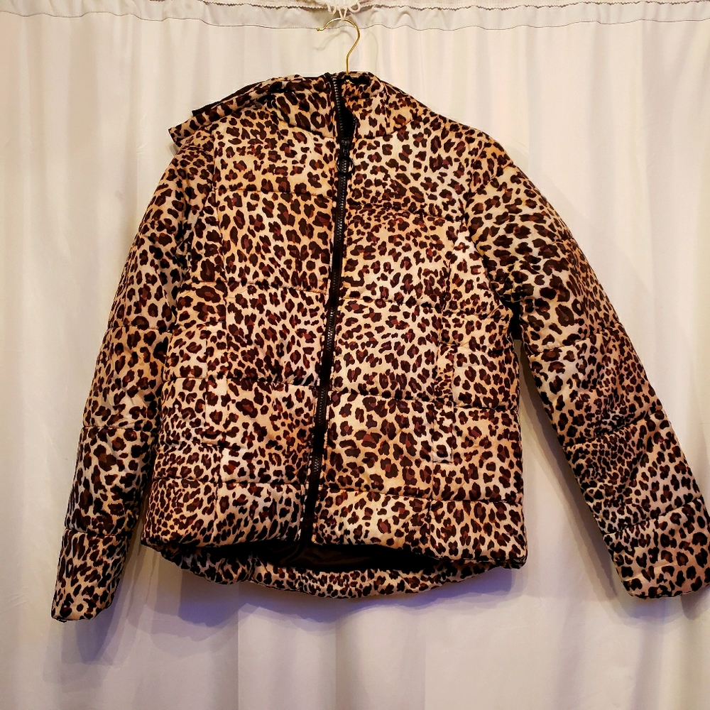 NWT Urban Retro Leppard Print Jacket